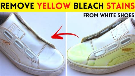 how to clean white shoes that turned yellow|how to restore yellowing sneakers.